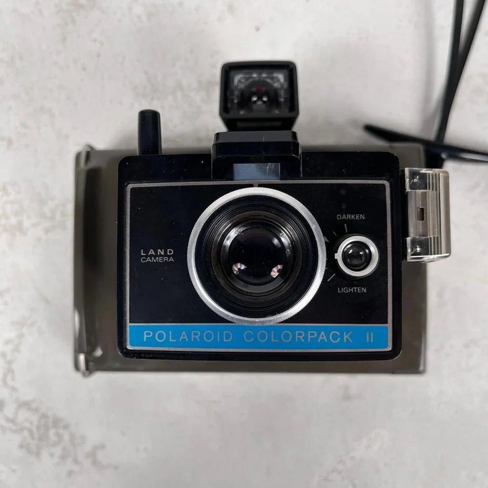 Vintage Polaroid‎ ColorPack II Land Camera With Case Works!